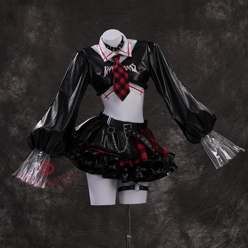 Gvavaya Anime Cosplay Aassuukka Rock Style Cosplay Costume