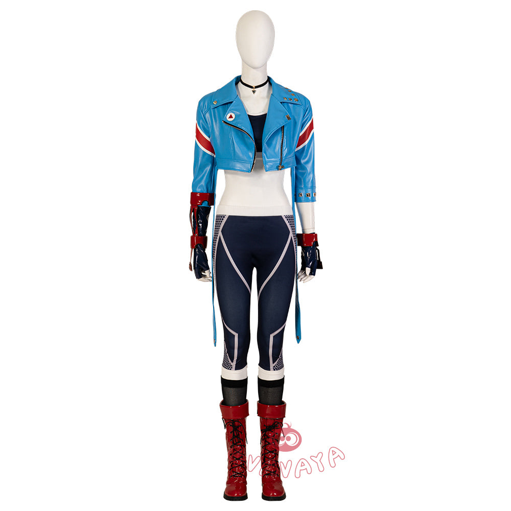 Gvavaya Game Cosplay Street Fighter 6 Cosplay Costume Cammy White Cosplay Battle Suit