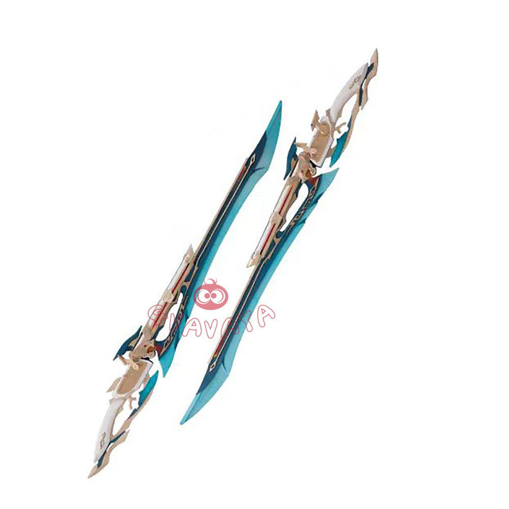 Gvavaya Game Cosplay Honkai Star Rail Feixiao Cosplay Feixiao's Dual Sword Weapon Props