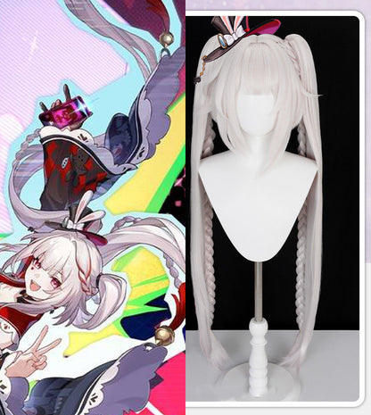 Gvavaya Game Cosplay Honkai Star Rail Sparkle Cosplay Wig 100cm  Wig