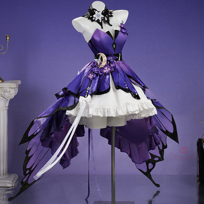 Gvavaya Game Cosplay HSR Cosplay Castorice Gossamer Flutter Splash Art Cosplay Costume