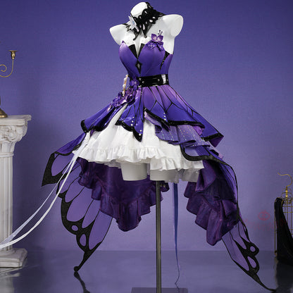 Gvavaya Game Cosplay HSR Cosplay Castorice Gossamer Flutter Splash Art Cosplay Costume