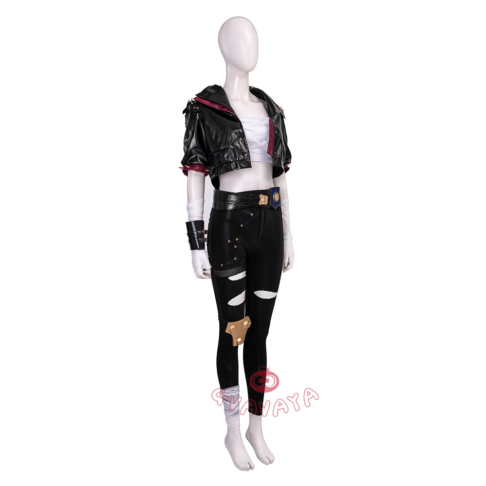 Gvavaya Anime Cosplay League of Legends Arcane Season2 Cosplay Vi Black Leather Suit Cosplay Costume