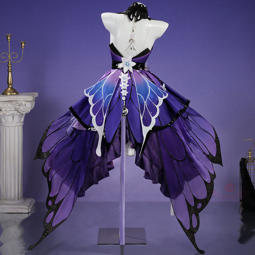 Gvavaya Game Cosplay HSR Cosplay Castorice Gossamer Flutter Splash Art Cosplay Costume