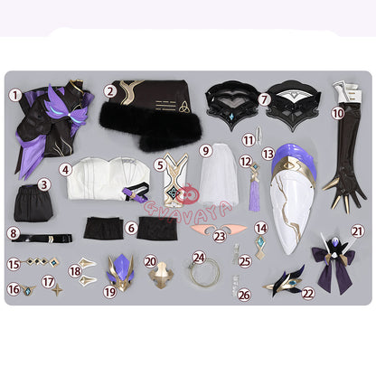 Gvavaya Game Cosplay Honkai Impact 3rd Cosplay Elysia Physical Cosplay Costume