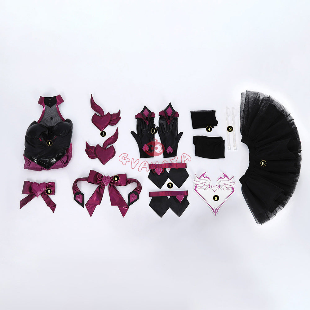 Gvavaya Game Cosplay Overwatch2 Magical Girl DVA Cosplay Costume DVA Cosplay