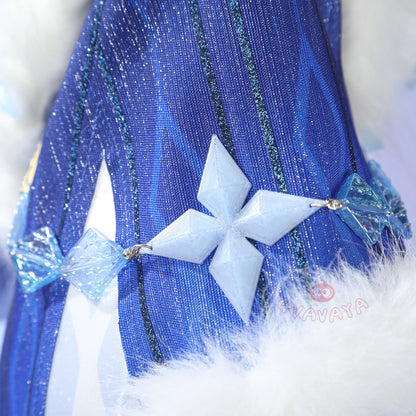 Gvavaya Game Cosplay Genshin Cryo Archon Tsaritsa Cosplay Costume