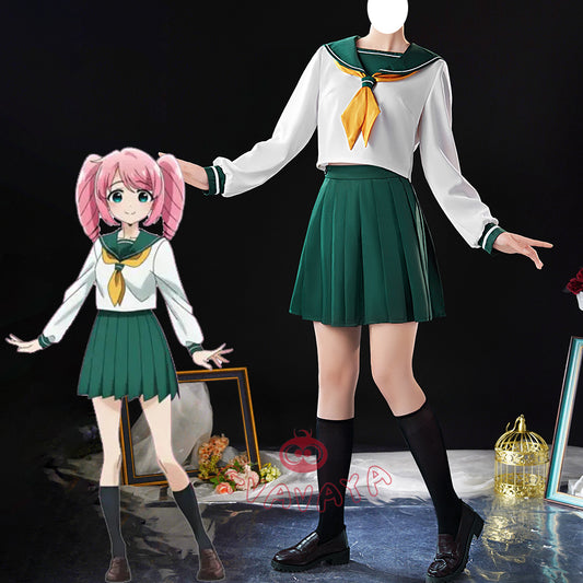 Gvavaya Anime Cosplay Gushing over Magical Girls Cosplay Costume School Uniform Set Cosplay