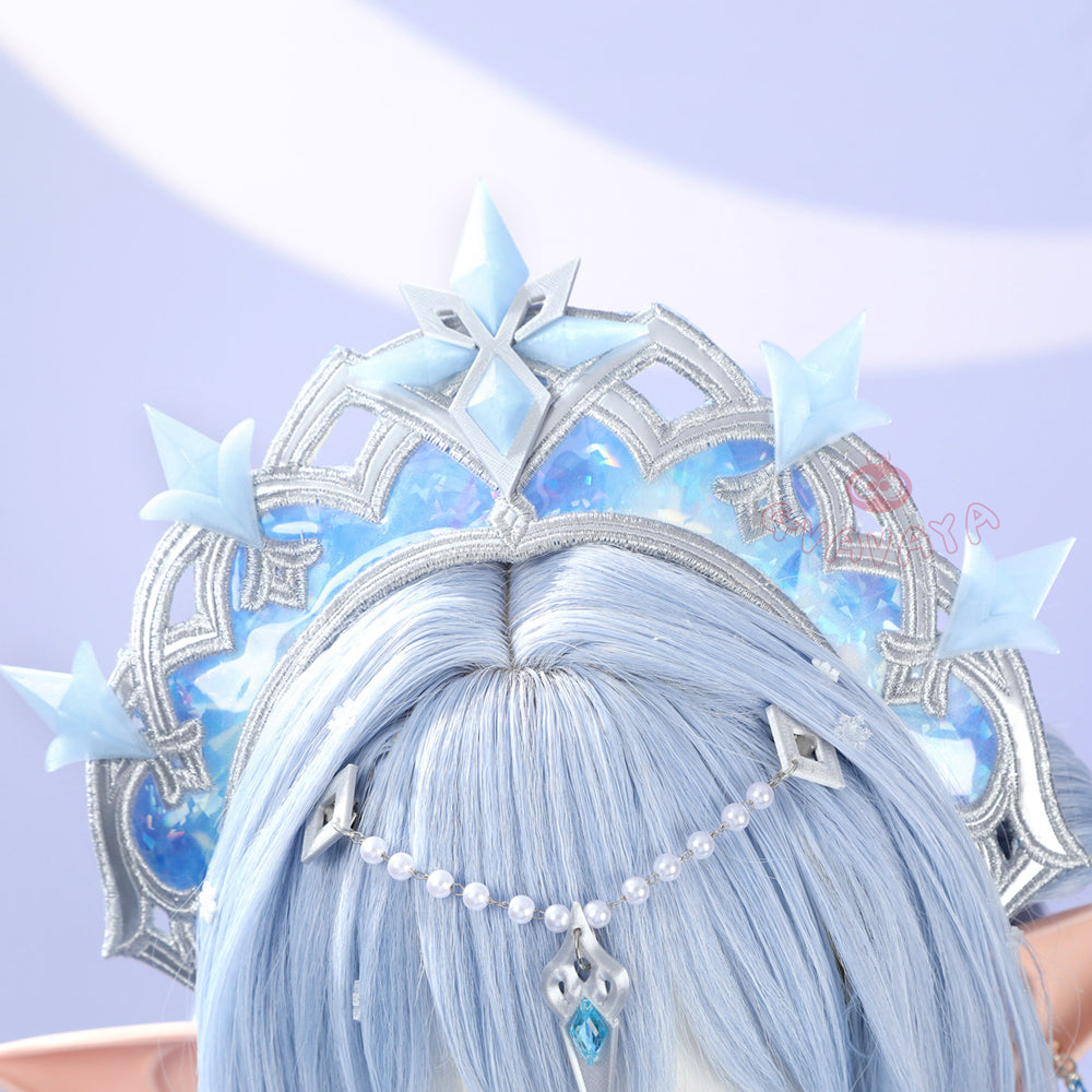 Gvavaya Game Cosplay Genshin Cryo Archon Tsaritsa Cosplay Costume