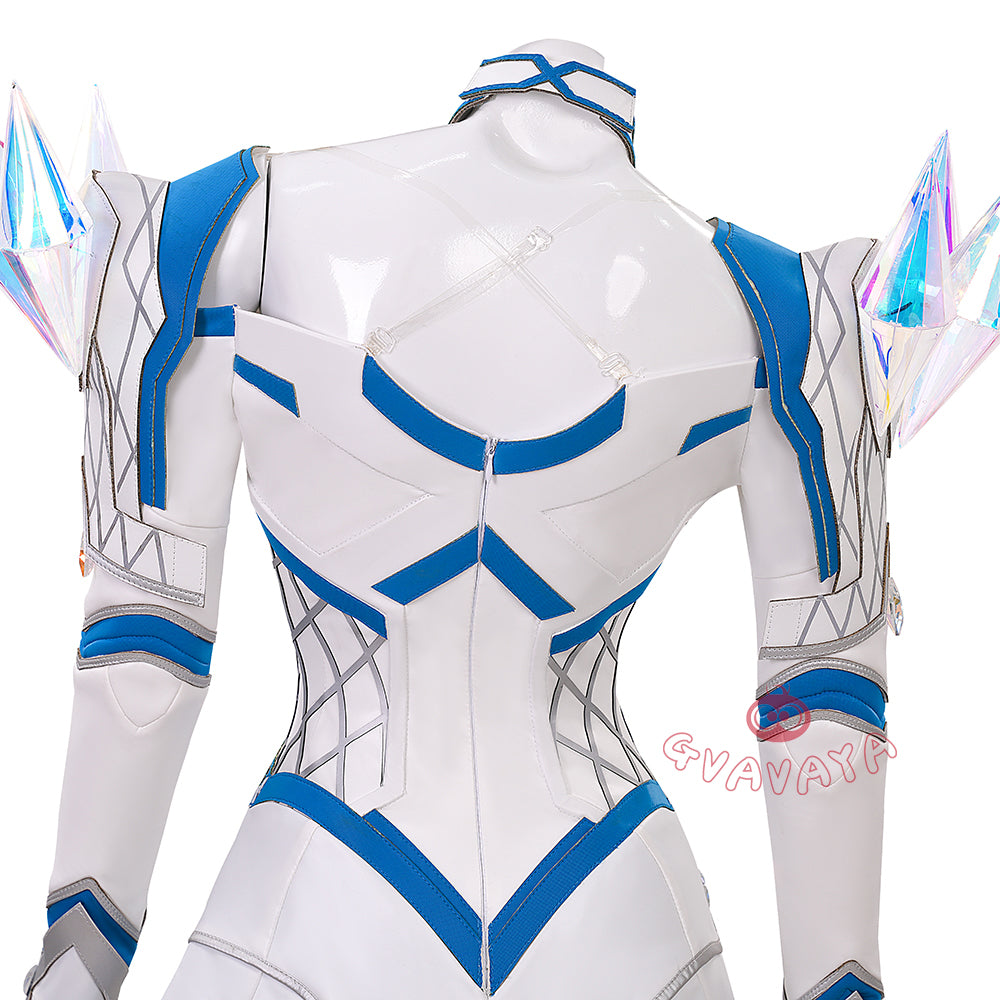 Gvavaya Game Cosplay White Queen Cosplay Emma Frost Cosplay Costume A