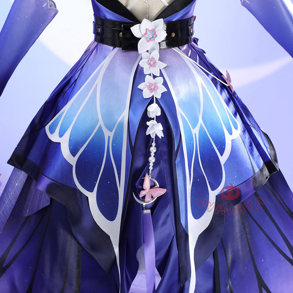 Gvavaya Game Cosplay Honkai Star Rail Cosplay Castorice Gossamer Flutter Splash Art Cosplay Costume