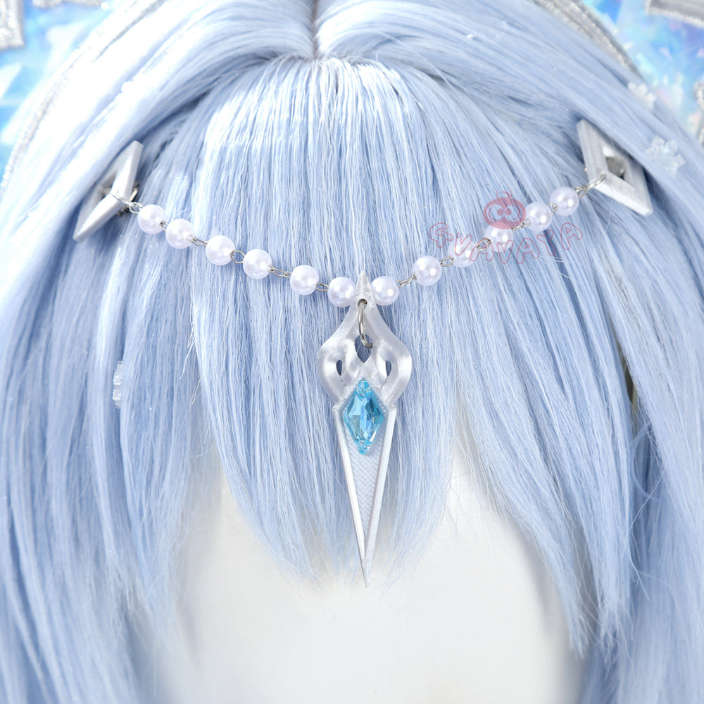 Gvavaya Game Cosplay Genshin Cryo Archon Tsaritsa Cosplay Costume