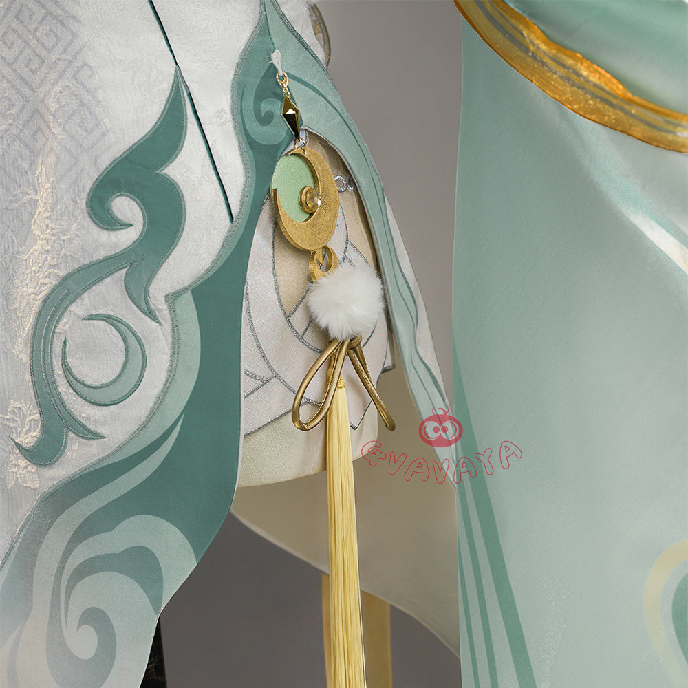 Gvavaya Game Cosplay Genshin Impact Cosplay Zibai Cosplay Costume