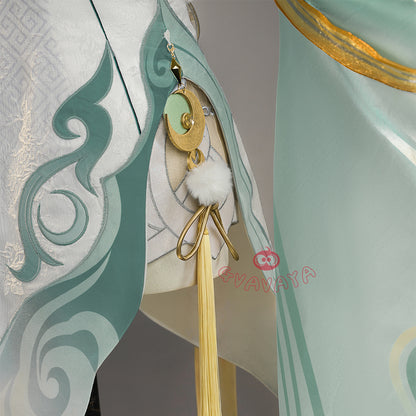 Gvavaya Game Cosplay Genshin Impact Cosplay Zibai Cosplay Costume