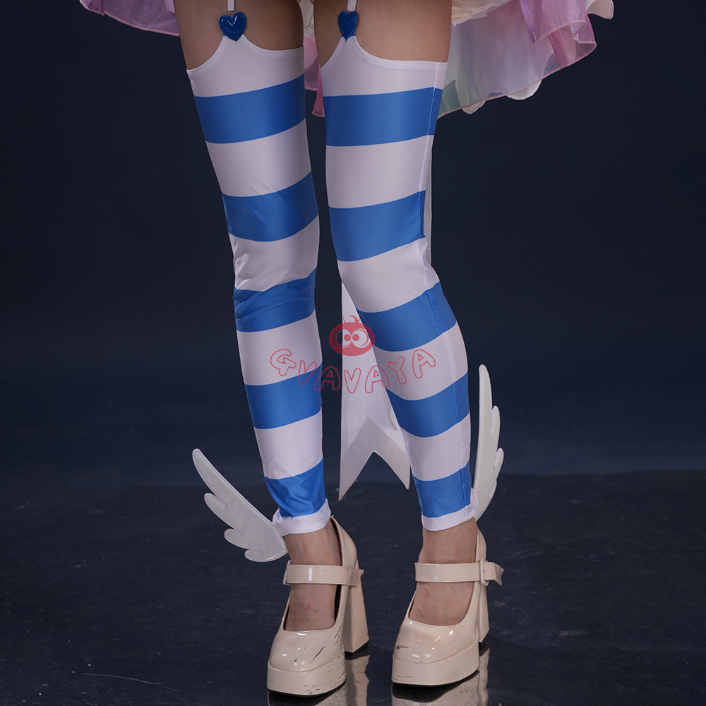 Gvavaya Anime Cosplay New PANTY & STOCKING with GARTERBELT Cosplay Stocking New Angel Suit Cosplay Costume