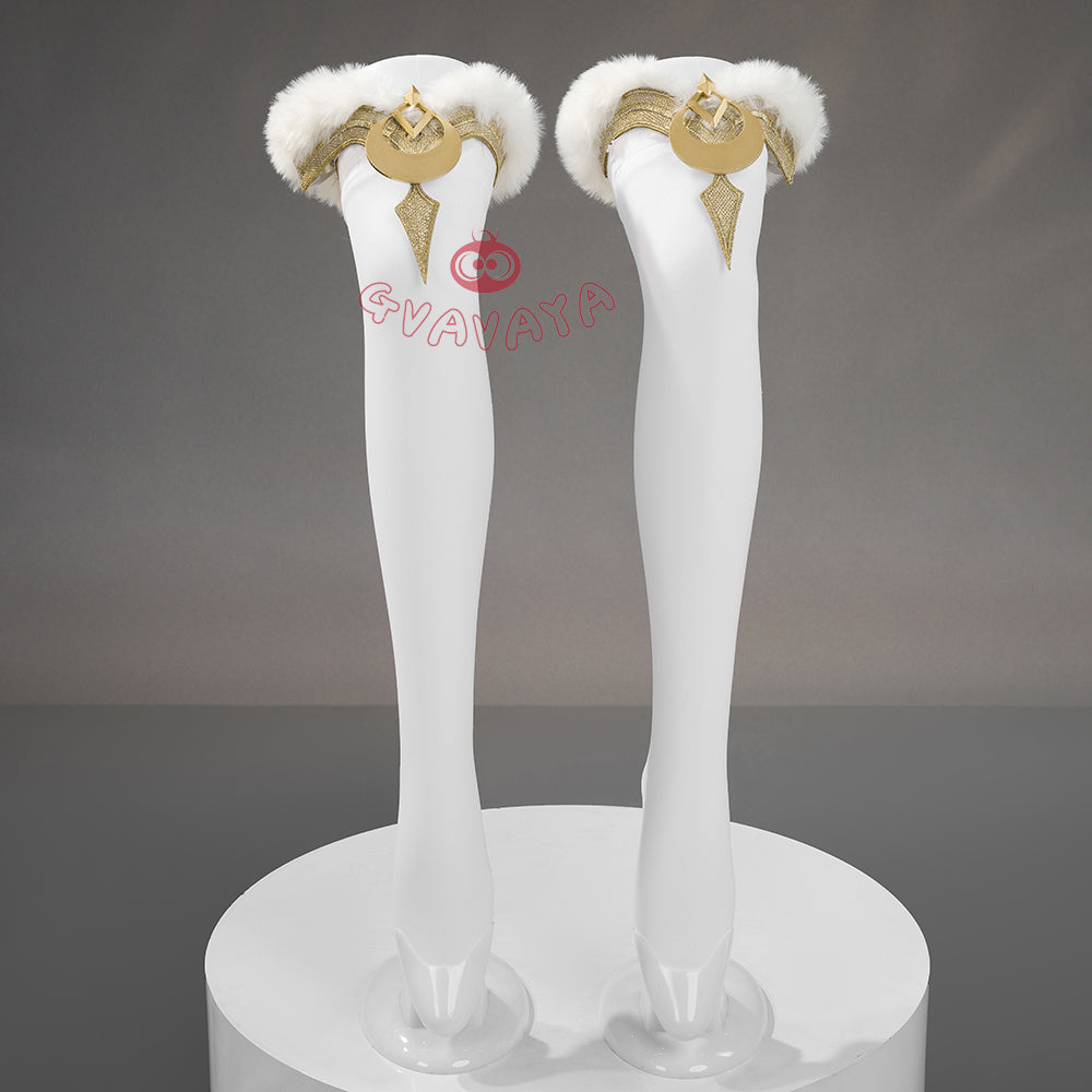 Gvavaya Game Cosplay Genshin Impact Cosplay Zibai Cosplay Costume