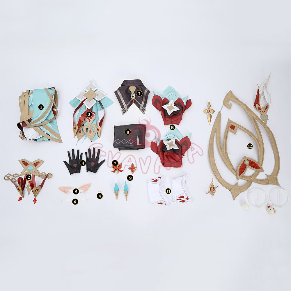 Gvavaya Game Cosplay Genshin Impact Cosplay Alice Cosplay Costume