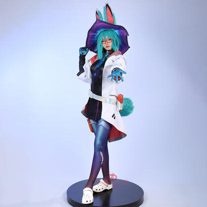 Gvavaya Game Cosplay League of Legends Cosplay Battle Bunny Aurora Cosplay Costume