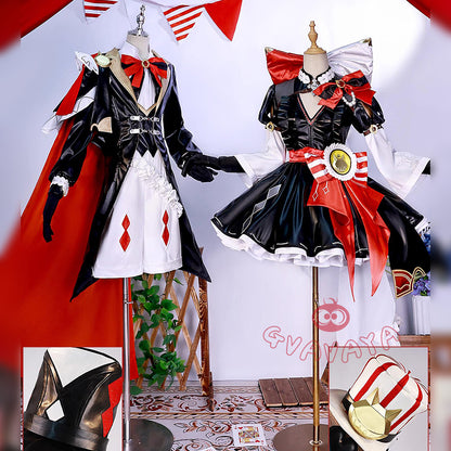 Gvavaya Game Cosplay Genshin Impact × KFC Cosplay Lyney & Lynette Cosplay Costume