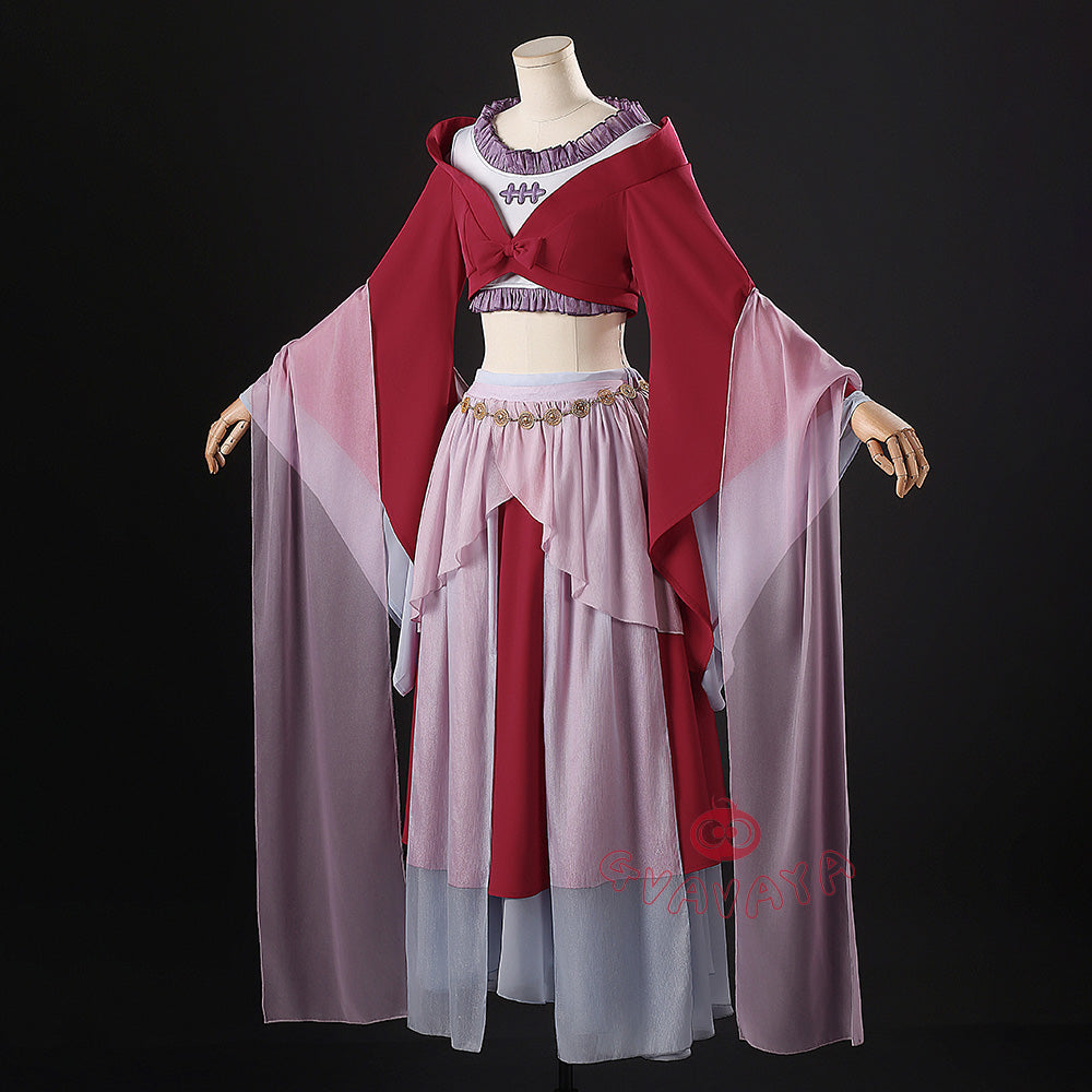 Gvavaya Anime Cosplay The Apothecary Diaries Cosplay Maomao Dance Red Dress Maomao Cosplay Costume