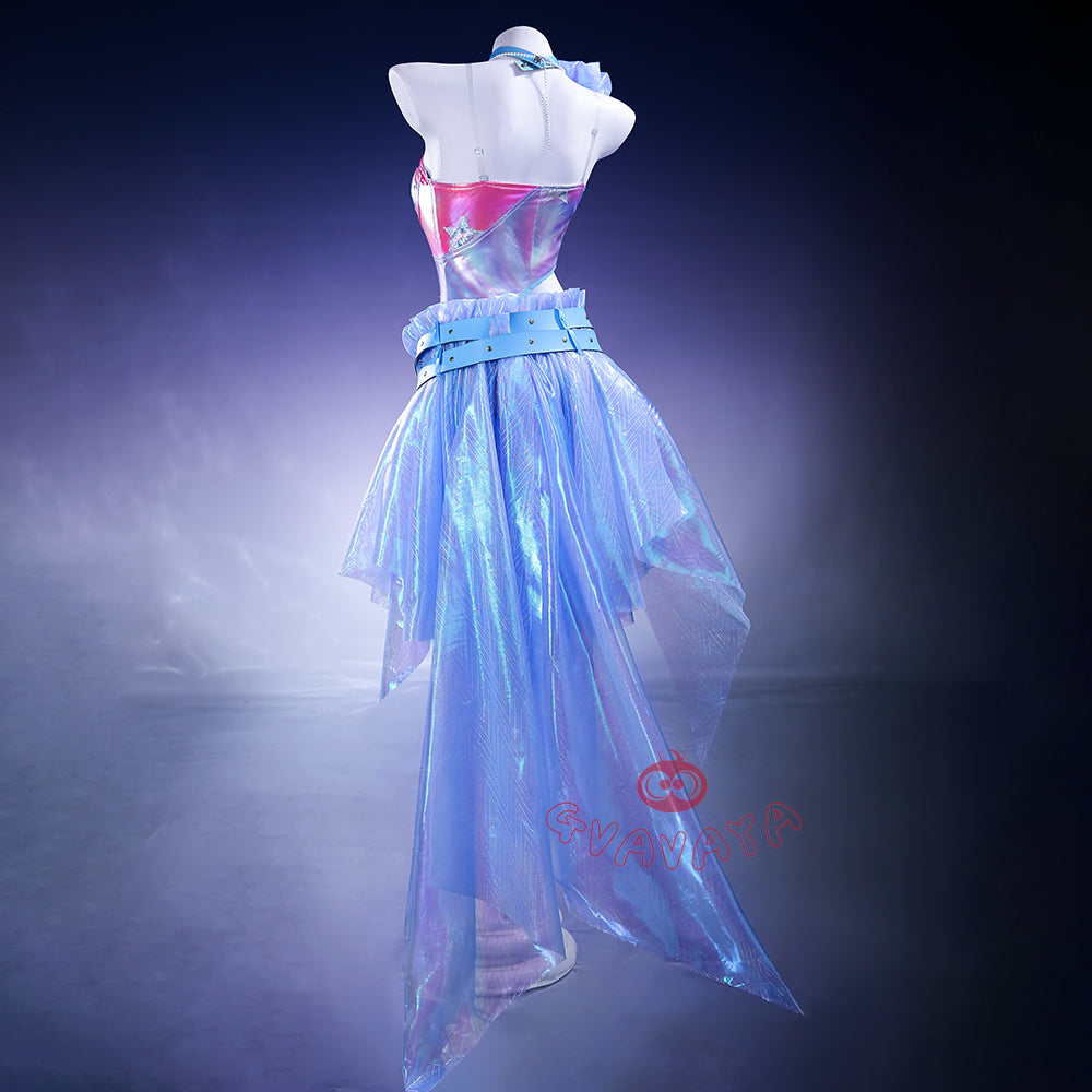 Gvavaya Game Cosplay MR Luna Snow‌ Disco Pop Cosplay Costume