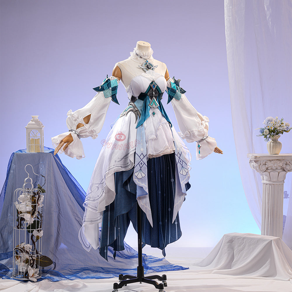 Gvavaya Game Cosplay Genshin Cosplay Vodyanitsa Cosplay Costume