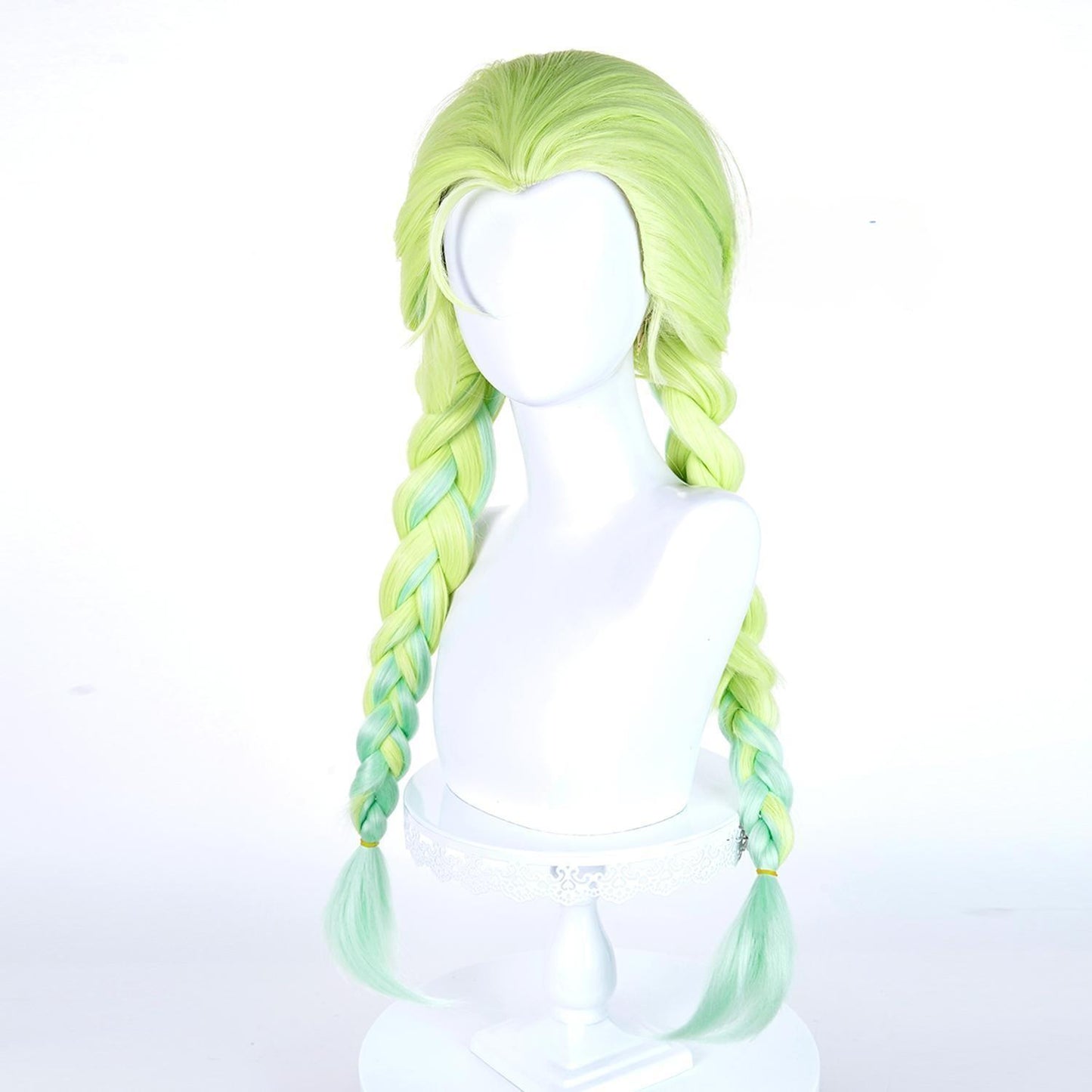 Gvavaya Anime Cosplay New PANTY & STOCKING with GARTERBELT Gunsmith Bitch Cosplay Wig 75cm Long Green Wig