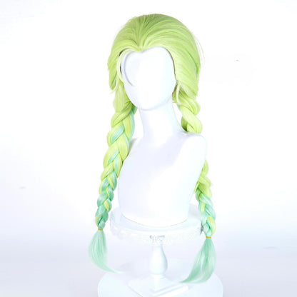 Gvavaya Anime Cosplay New PANTY & STOCKING with GARTERBELT Gunsmith Bitch Cosplay Wig 75cm Long Green Wig