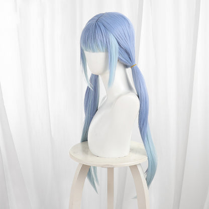 Gvavaya Game Cosplay Honkai: Nexus  Anima Manafey Cosplay Wig 70cm Blue Wig