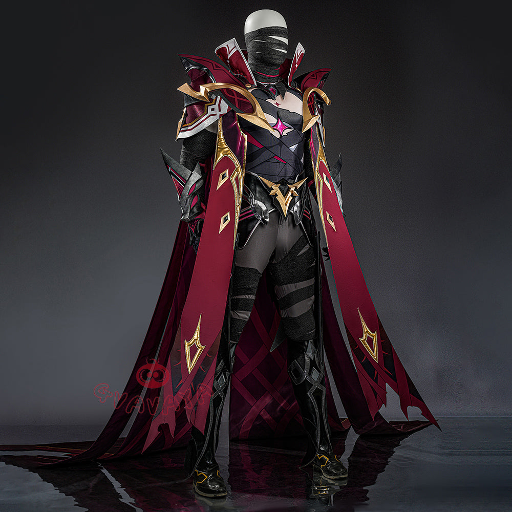 Gvavaya Game Cosplay Genshin Impact Cosplay Rerir(Rächer of Solnari) Cosplay Costume