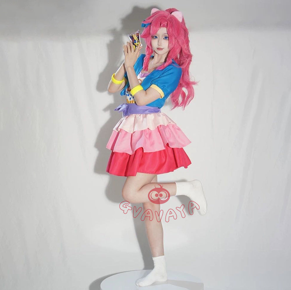 Gvavaya Anime Cosplay Pinkie Pie Human Cosplay Costume