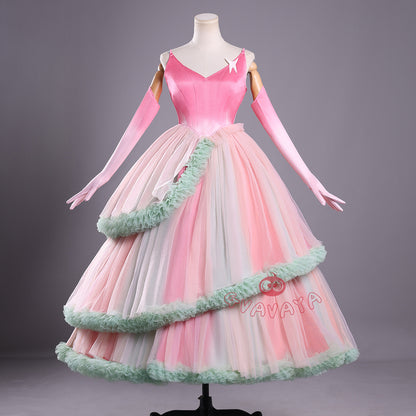 Gvavaya Anime Cosplay Wicked Cosplay Glinda Cosplay Costume