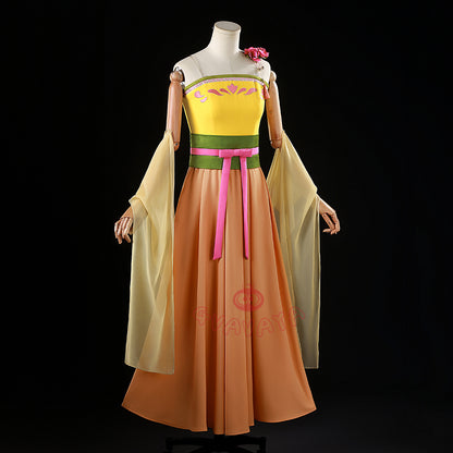 Gvavaya Anime Cosplay Maomao Yellow Dress Maomao Cosplay Costume
