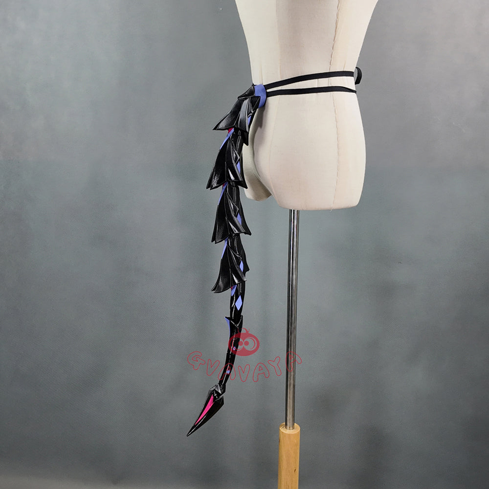 Gvavaya Game Cosplay Genshin Impact Durin's Headdress And Tail Prop