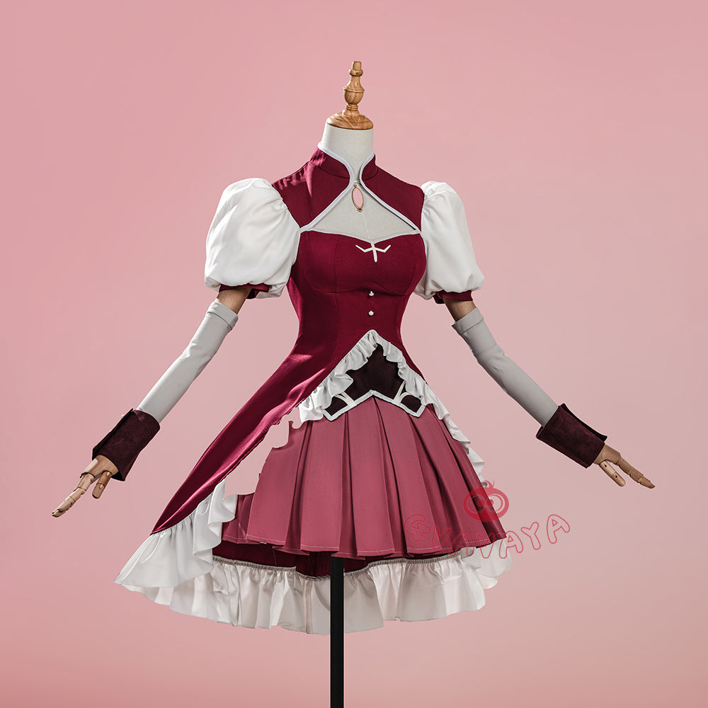 Gvavaya Anime Cosplay Puella Magi Madoka Magica Cosplay Kyoko Sakura Cosplay Costume