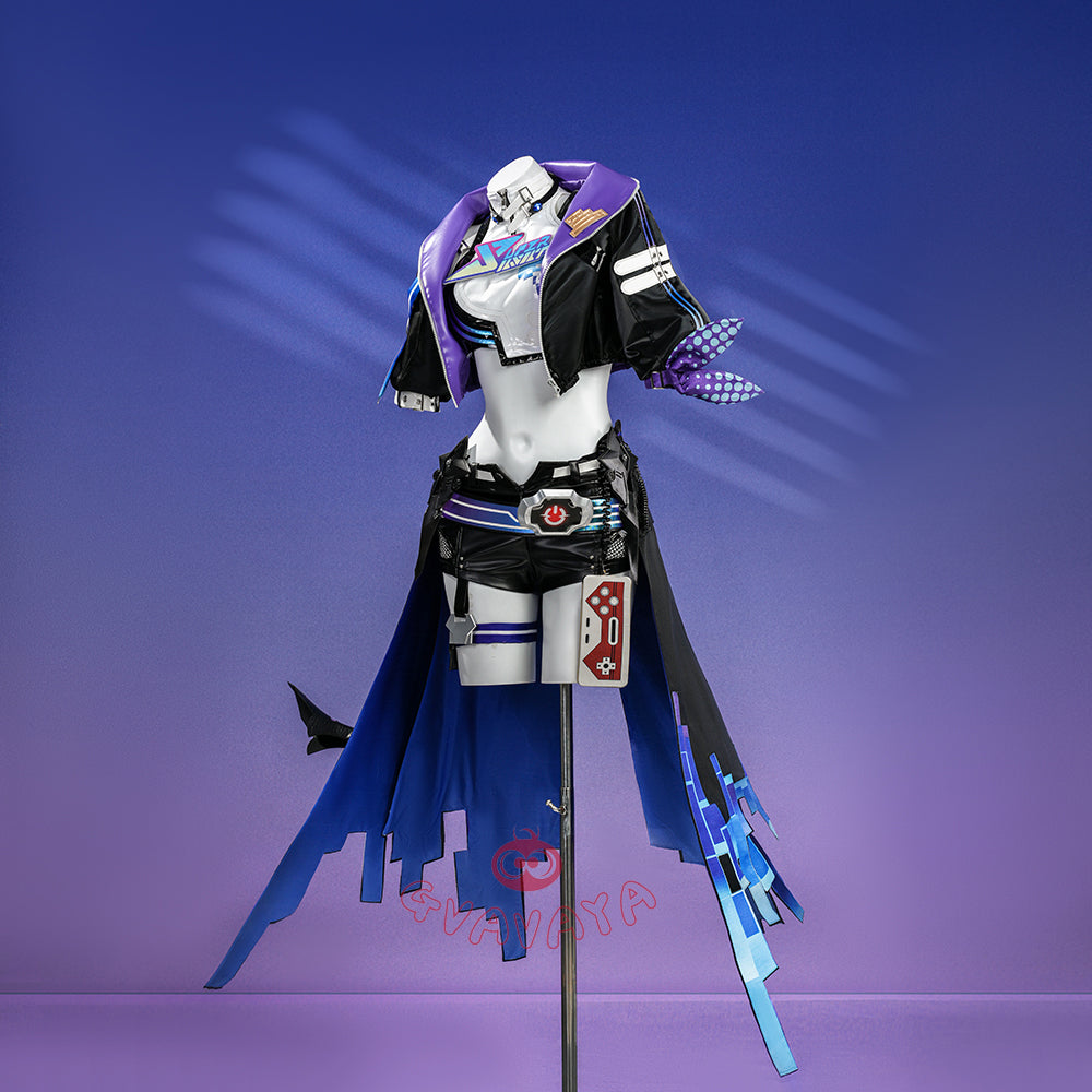 Gvavaya Game Cosplay Honkai : Star Rail Cosplay Silver Wolf LV.999 Cosplay Costume