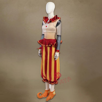 Gvavaya Game Cosplay Halloween Clown Cosplay Costume Five Nights at Freddys Cosplay Sundrop And Moondrop Cosplay Costume