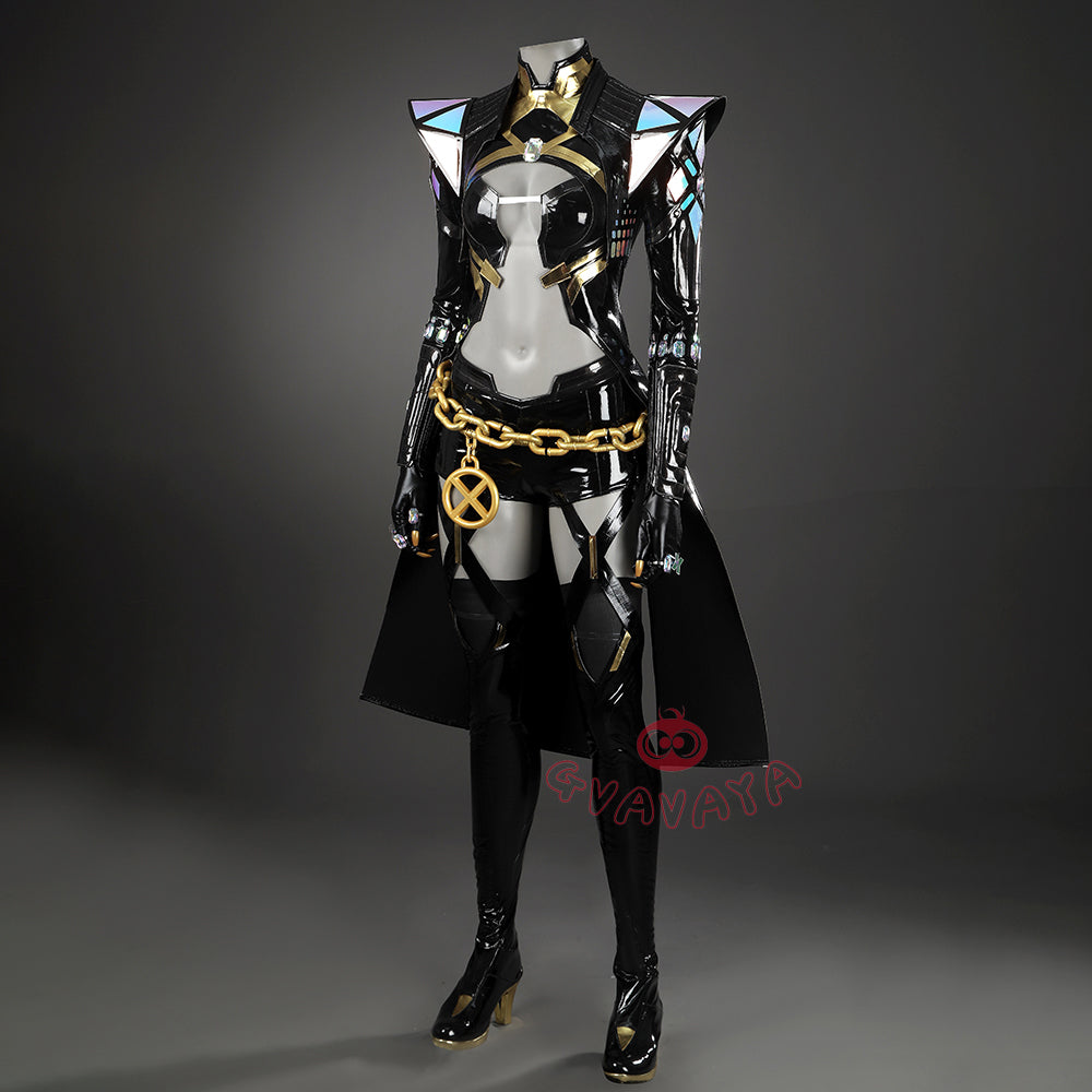 Gvavaya Game Cosplay White Queen Cosplay Emma X-Revolution Cosplay Costume