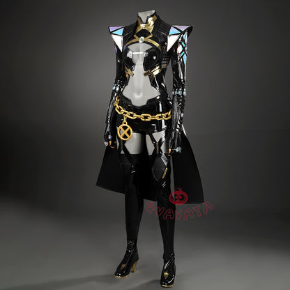 Gvavaya Game Cosplay White Queen Cosplay Emma X-Revolution Cosplay Costume