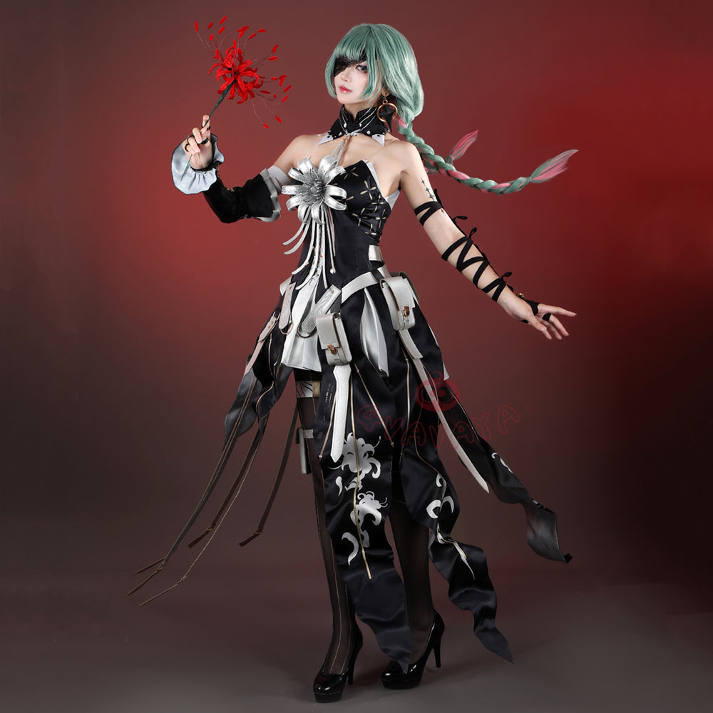 Gvavaya Game Cosplay WuWa Cosplay Dark Phrovola Cosplay Costum