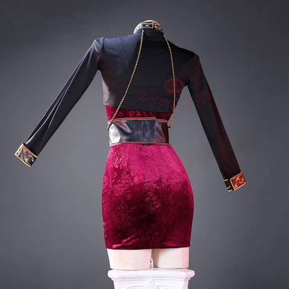 Gvavaya Game Cosplay Resident Evil 30th Anniversary Ada Wong Cosplay Costume