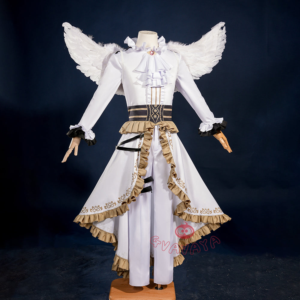 Gvavaya Anime Cosplay BLUE LOCK Cosplay Hyoma Chigiri White Angel Suit Cosplay Costume