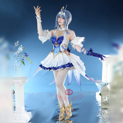 Gvavaya Game Cosplay Genshin Impact Odette Cosplay Costume