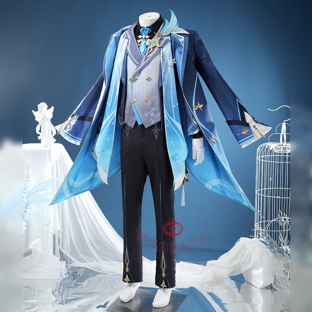 Gvavaya Game Cosplay Genshin Impact Cosplay Neuvillette Lantern Rite Cosplay Costume