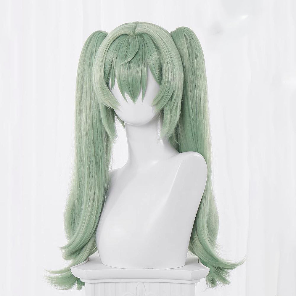 Gvavaya Anime Cosplay Zenless Zone Zero Corin Wickes Cosplay Wig Matcha Green 56cm Hair