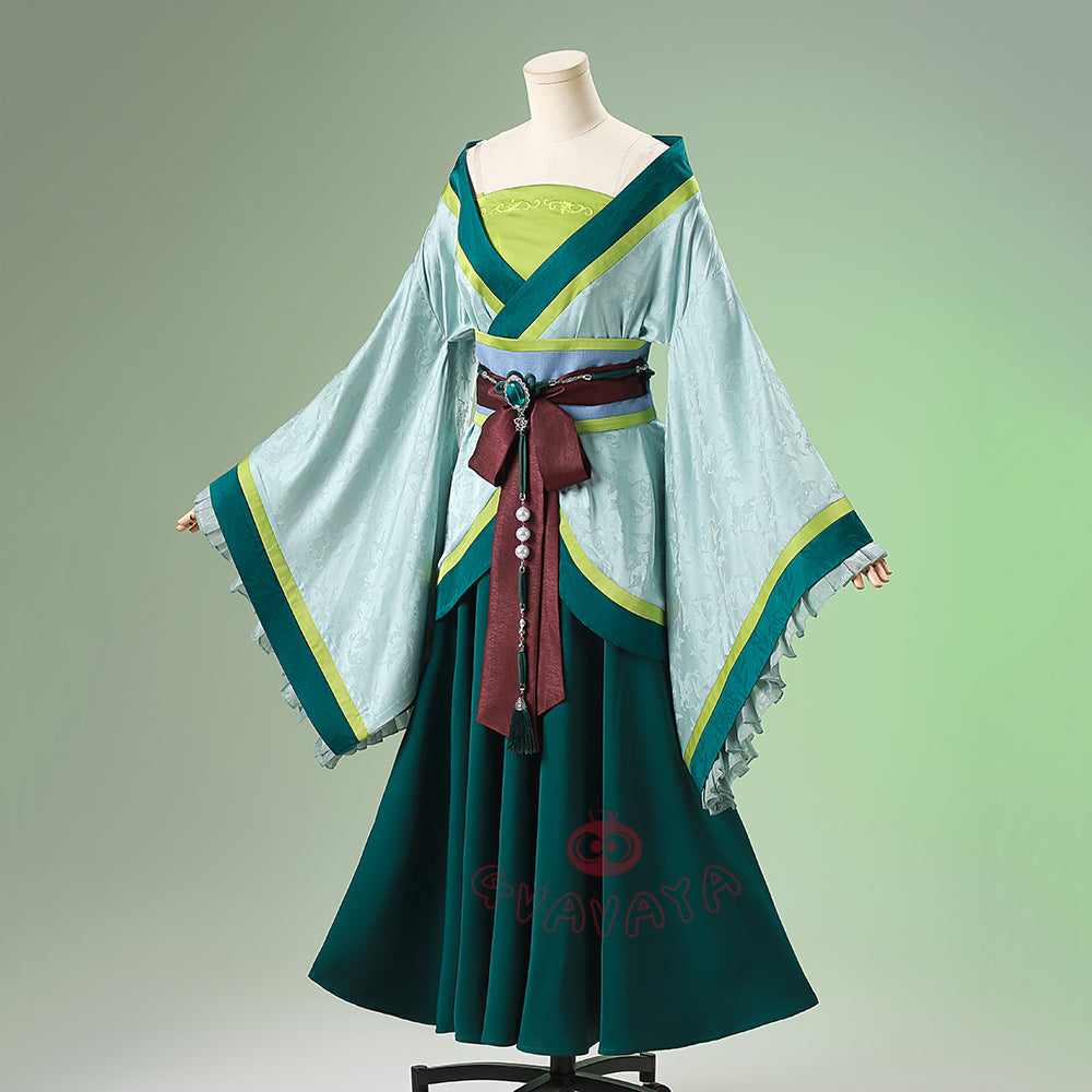 Gvavaya Anime Cosplay The Apothecary Diaries Cosplay Kusuriya no Hitorigoto Maomao Green Cosplay Costume