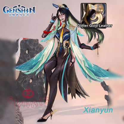 Gvavaya Game Cosplay Genshin Impact Cosplay Cloud Retainer Xianyun Cosplay Costume Xianyun Cosplay A