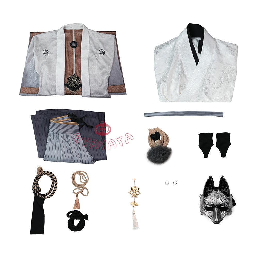 Gvavaya Game Cosplay Silent Hill f Cosplay Fox Mask Cosplay Costume A