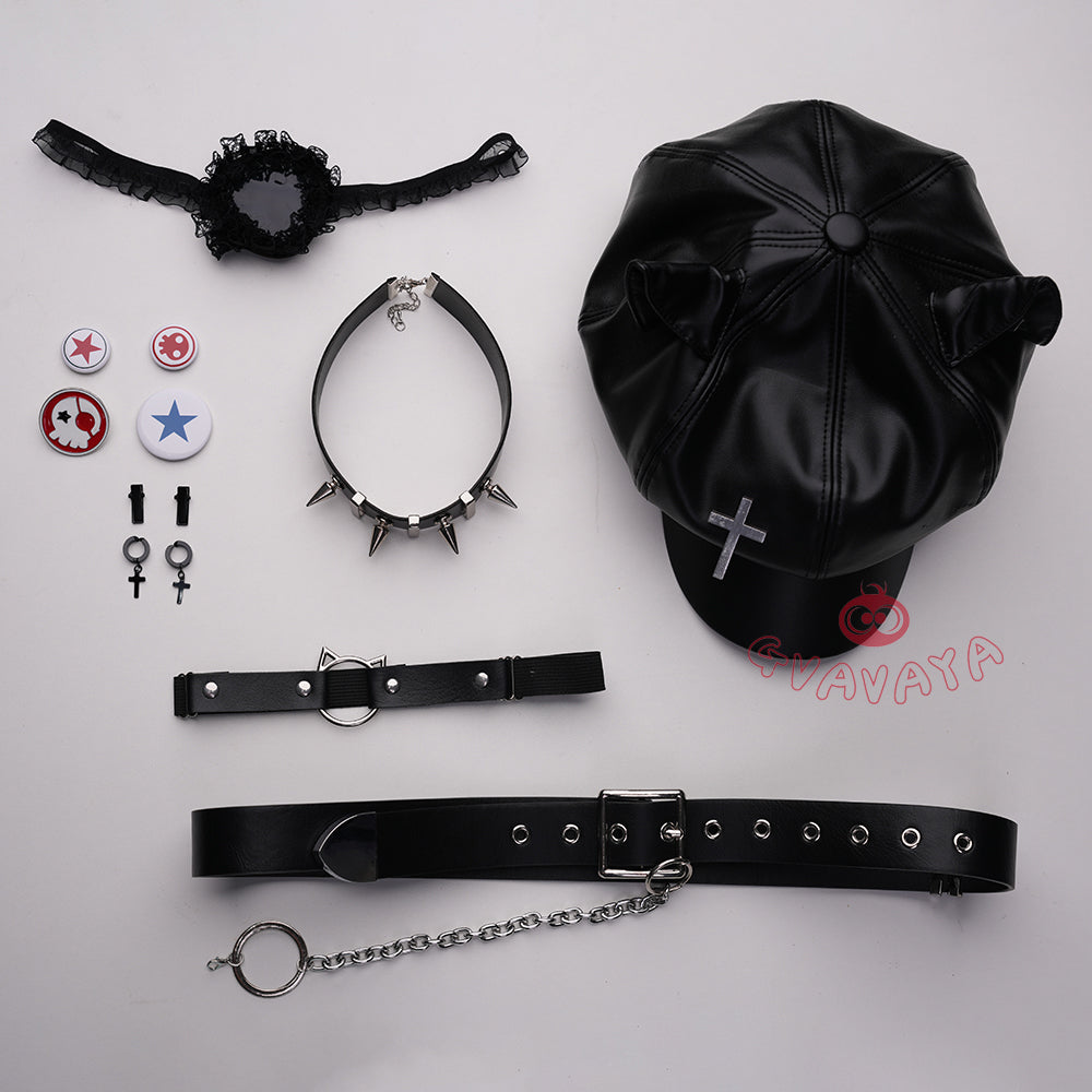 Gvavaya Anime Cosplay Aassuukka Rock Style Cosplay Costume