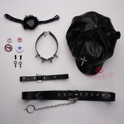 Gvavaya Anime Cosplay Aassuukka Rock Style Cosplay Costume